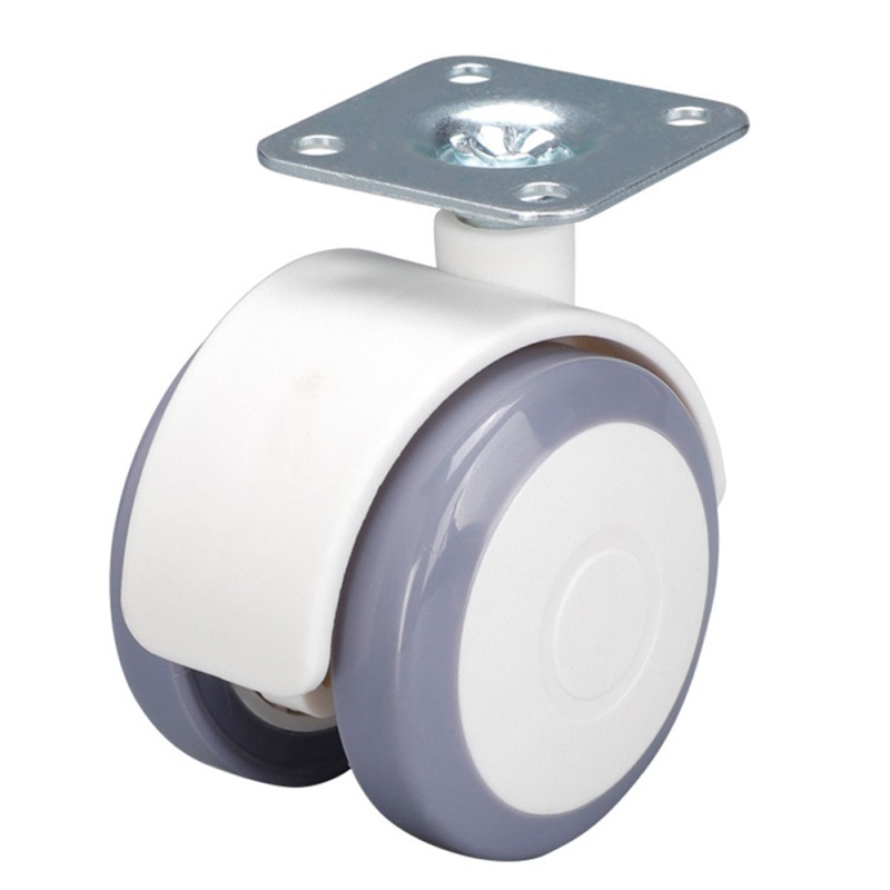 2 inch Dual Wheel Swivel Casters No Brake (Item #52A050) 