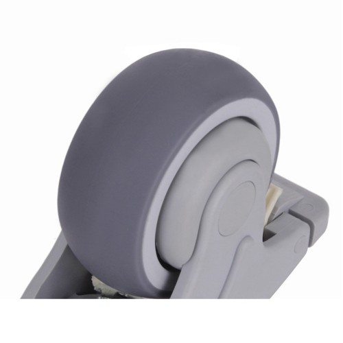 3" Medical Hospital Caters Swivel Locking Bole Hole Caster (Item NO. # 52E075DB） 