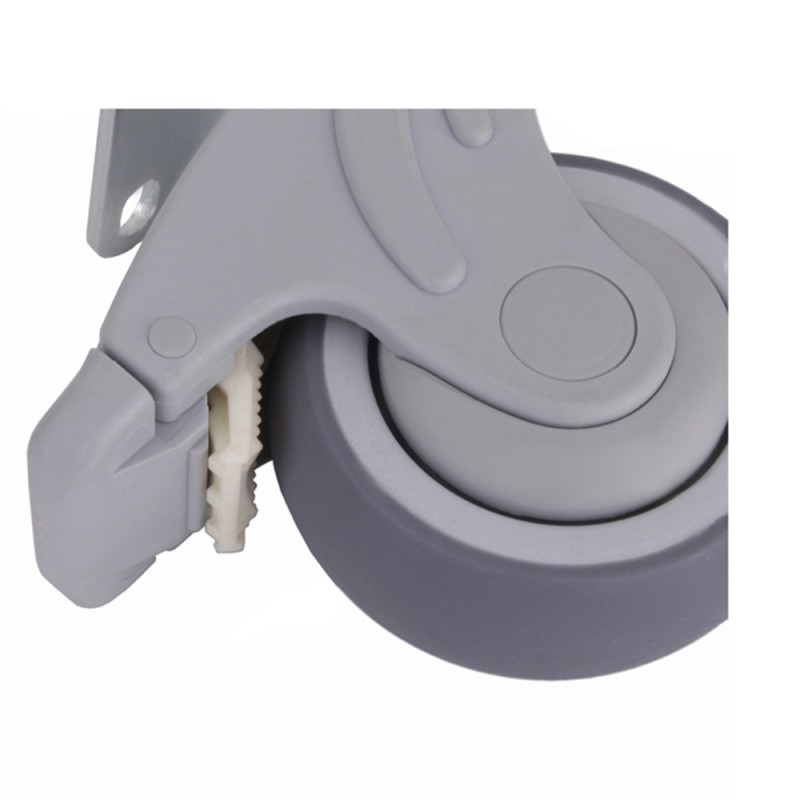3" Medical Hospital Caters Swivel Locking Bole Hole Caster (Item NO. # 52E075DB） 